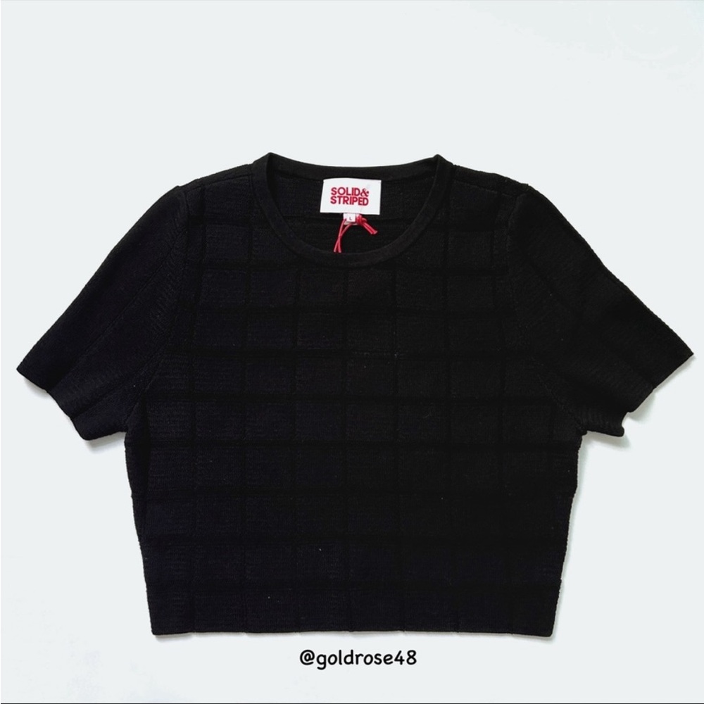 Solid & Striped Cara top in Blackout